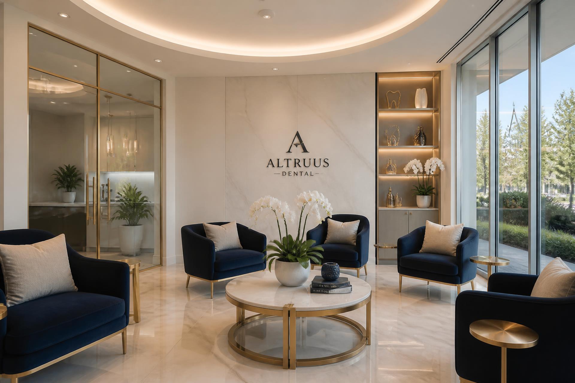 Bright Smile Dental luxury waiting room